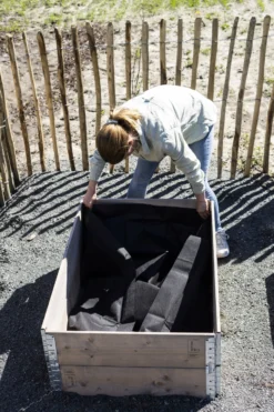 Barkduk til pallekarm