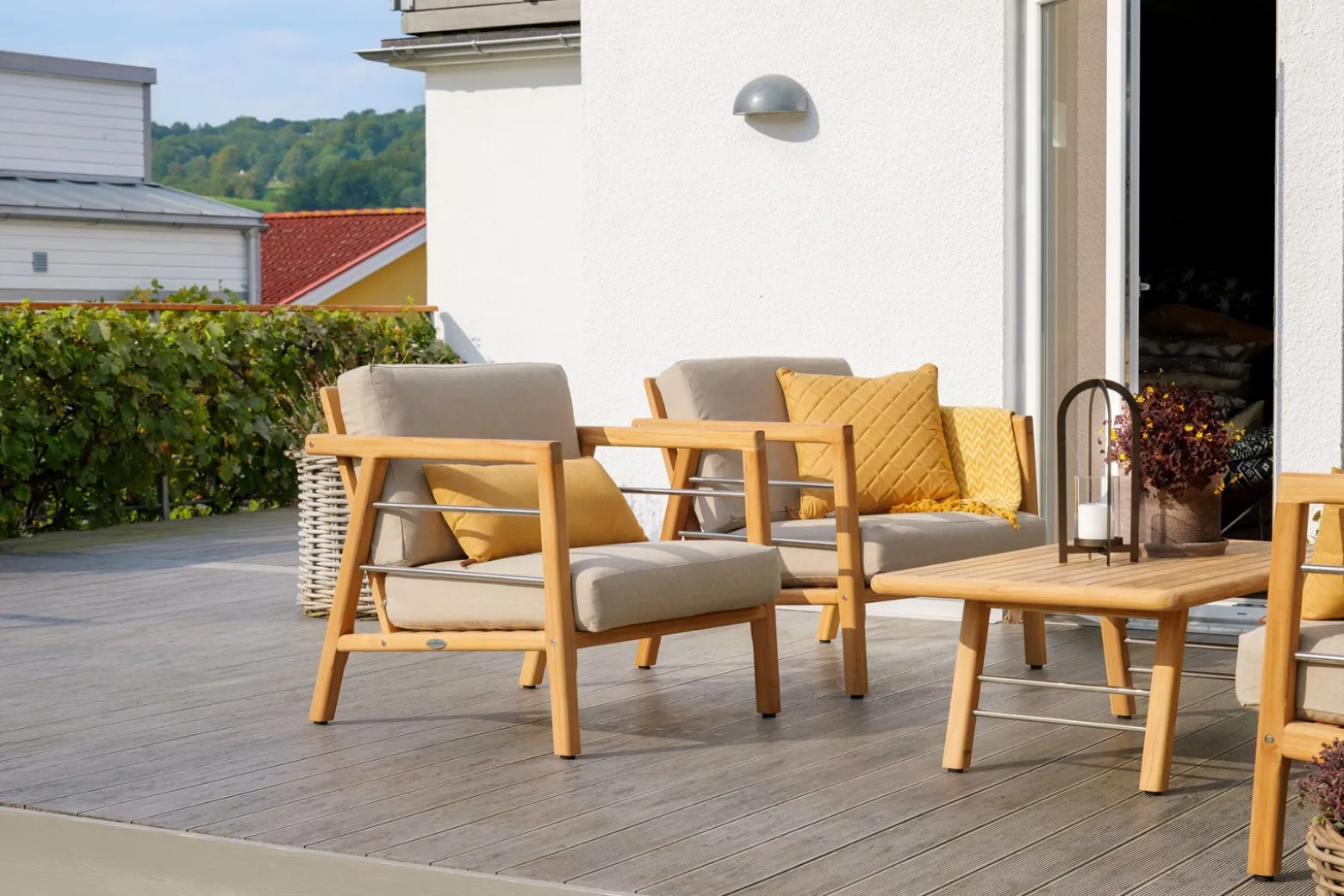 Fennel lenestol i teak