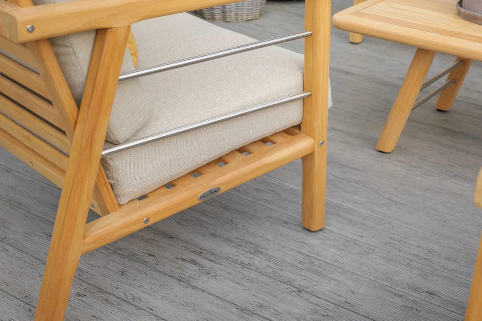 Fennel lenestol i teak