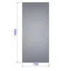 Glass til tak og side, herdet 4 mm (Euro-Serre)