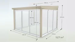 Hagestue Pulttak Basic Glass