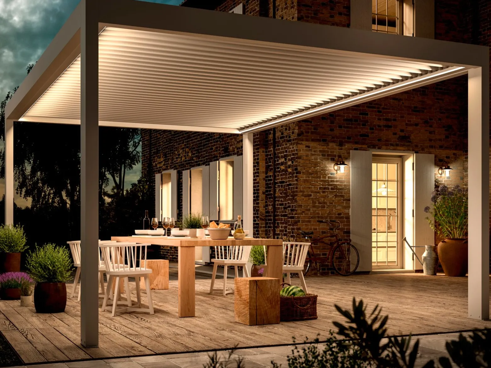 Pergola Linear aluminium
