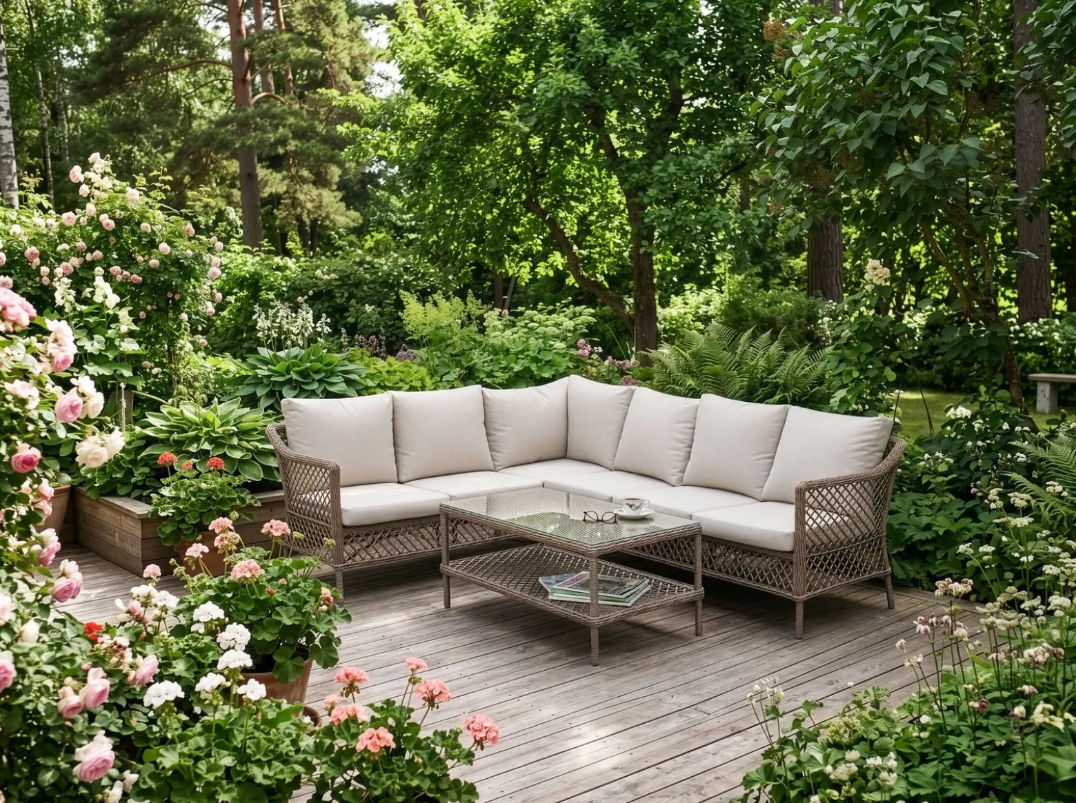 Rose loungegruppe