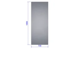Sideglass, herdet 4 mm Euro-Serre