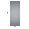 Sideglass Maxi Mur 43 cm