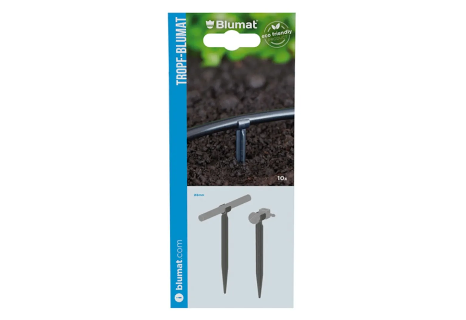 Tropf-Blumat Slangeholder, 10-pakning