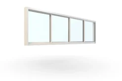 WG 70 SoftClose Skyvevinduparti 4-delt